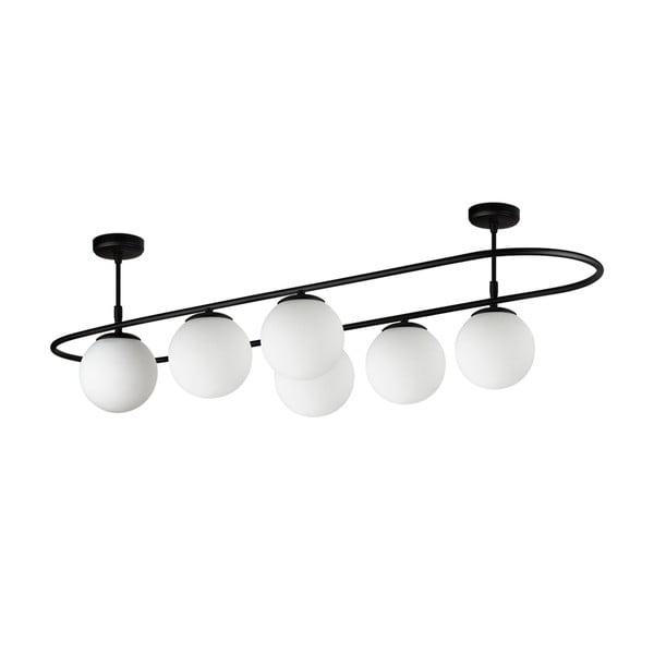 Lustră Squid Lighting Elips, lungime 124 cm, negru-image-2