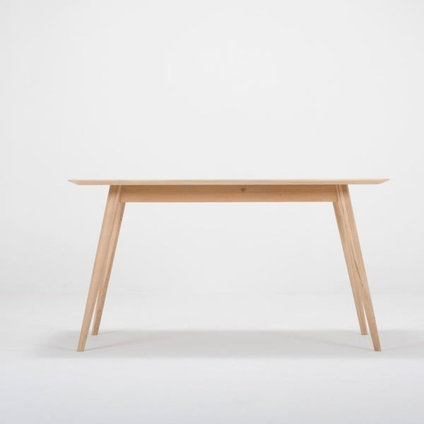 Masă din lemn masiv de stejar Gazzda Stafa-image-1