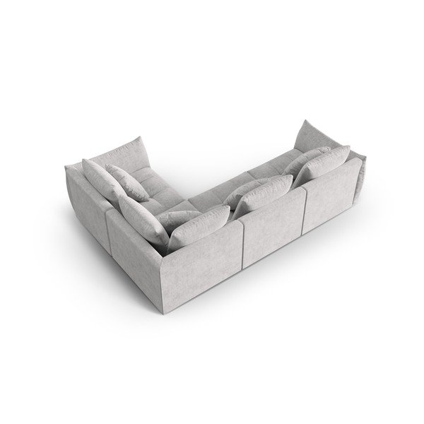 Colțar gri deschis (cu colț pe partea dreaptă/în formă de ”L”) Bloom – Micadoni Home-image-2