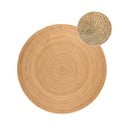 Covor în culoare naturală reversibil rotund din iută ø 140 cm Braided – Hanse Home