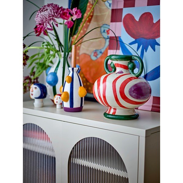Vază din dolomită pictată manual (înălțime 33 cm) Conneli – Bloomingville-image-4
