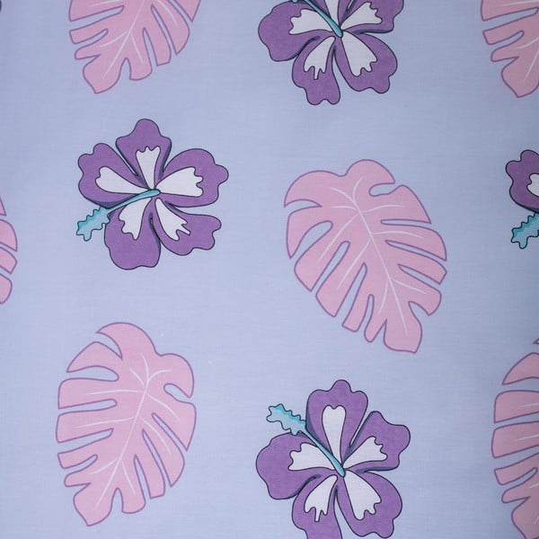 Lenjerie de pat pentru copii albastră-mov din bumbac pentru pat de o persoană 140x200 cm Lilo and Stitch "Cute" – Jerry Fabrics-image-4