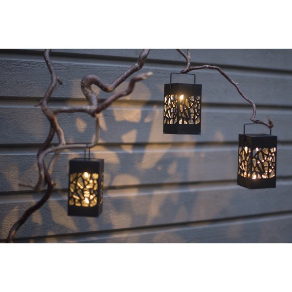 Set de 3 felinare solare cu LED-uri suspendate Star Trading Izola, înălțime 11 cm-image-3