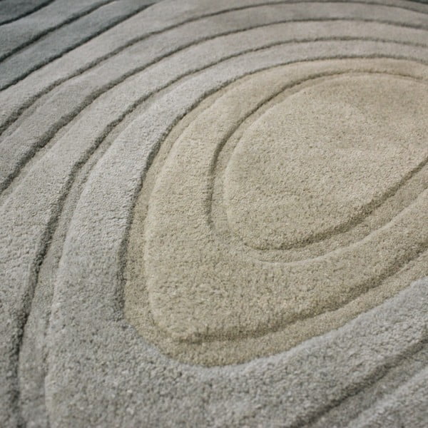 Covor albastru din lână 160x230 cm Puddle Ombre Wool – Flair Rugs-image-2