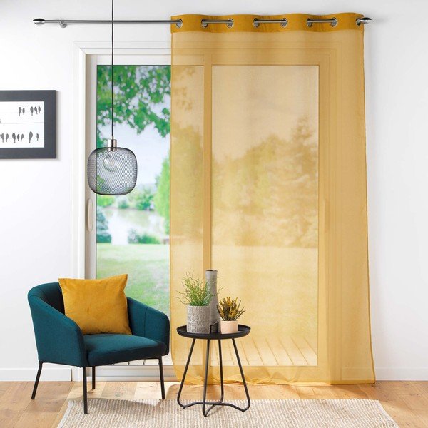 Perdea galbenă 140x240 cm Casual – douceur d'intérieur-image-2