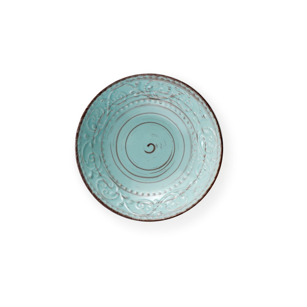 Farfurie din ceramică Brandani Serendipity, ⌀ 20 cm, turcoaz