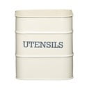 Vas metalic pentru ustensile de bucătărie Kitchen Craft Living Nostalgia, crem