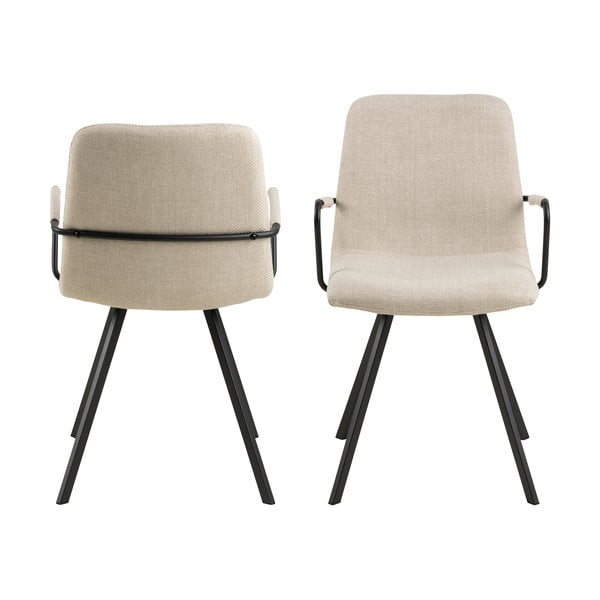 Scaune de dining crem 2 buc. Selina – Actona-image-3