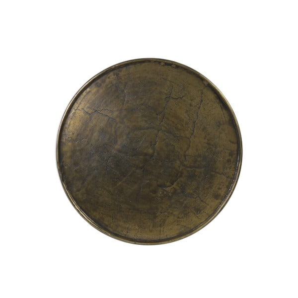 Măsuță de cafea în culoarea bronz rotundă din metal ø 67,5 cm Babina – Light & Living-image-4