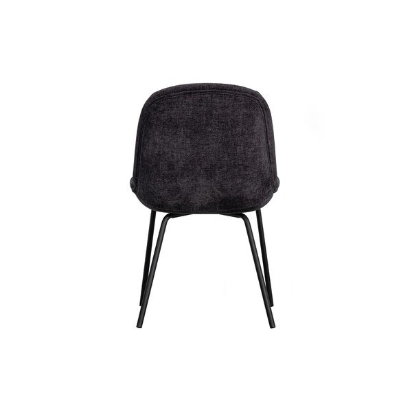 Scaune de dining gri-închis din catifea 2 buc.  Crate – BePureHome-image-3