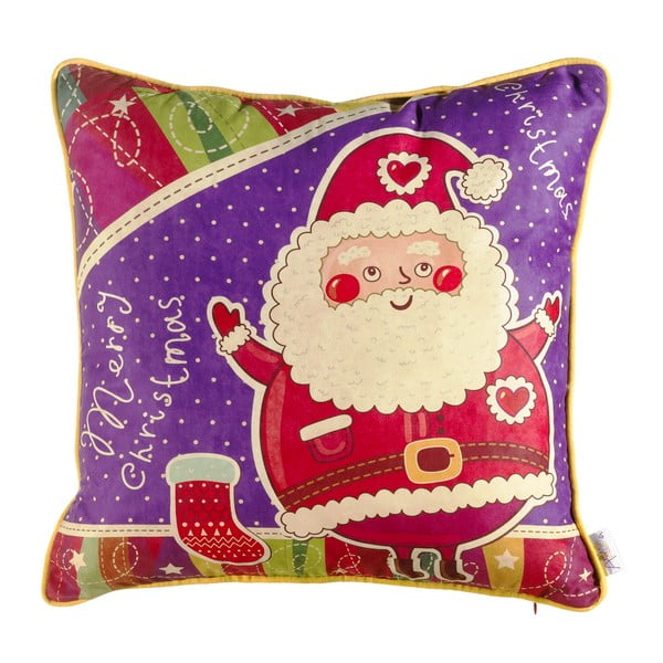 Față de pernă de Crăciun Mike & Co. NEW YORK Comfort Santa, 43 x 43 cm