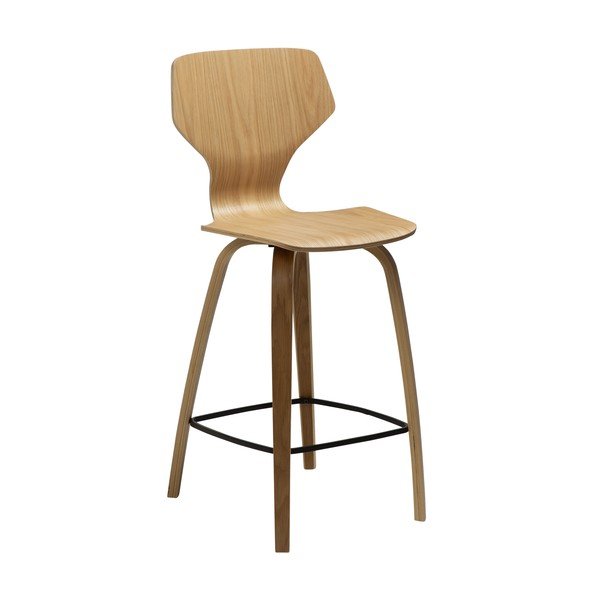 Scaun de bar în culoare naturală (înălțime șezut 65 cm) S.I.T – DAN-FORM Denmark