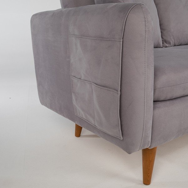 Canapea gri 215 cm Sofia – Balcab Home-image-1
