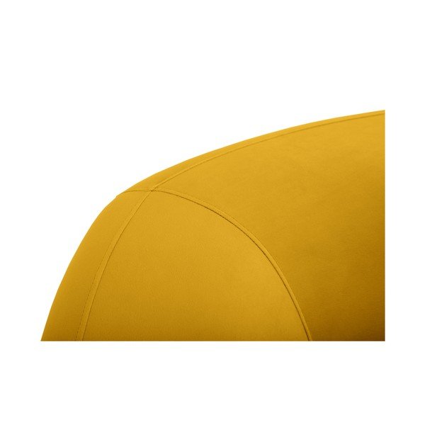 Canapea galben-muștar cu tapițerie din catifea 237 cm Santi – Interieurs 86-image-4