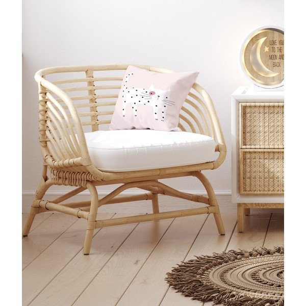 Pernă pentru copii din bumbac satinat 45x45 cm Meow Meow – Butter Kings-image-1
