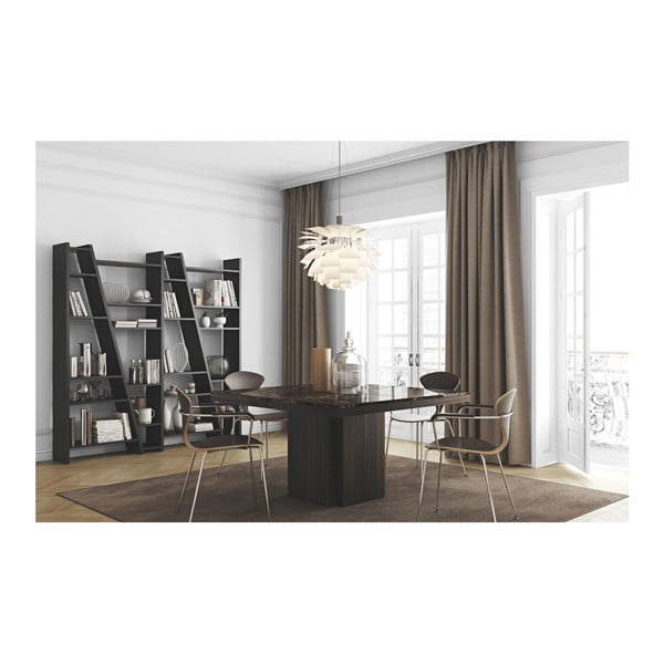 Bibliotecă TemaHome Delta, negru mat-image-2