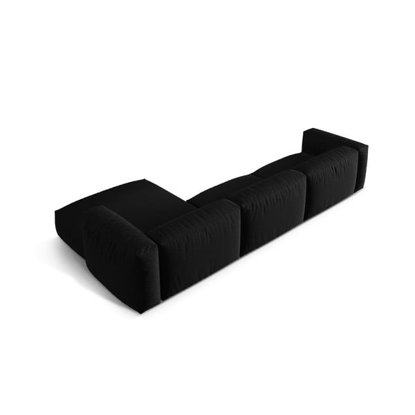 Colțar modular negru (cu colț pe partea dreaptă) Martina – Micadoni Home-image-4