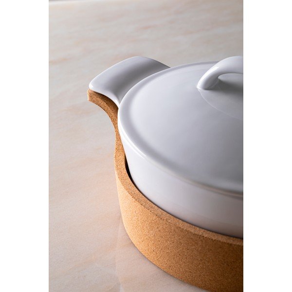 Bol alb/maro din gresie Ensemble – Casafina-image-3