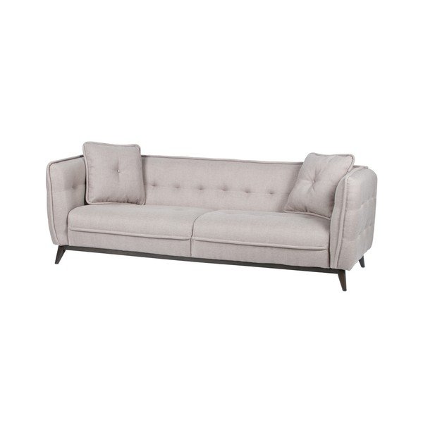 Canapea cu 3 locuri De Eekhoorn Charm, bej deschis-image-1