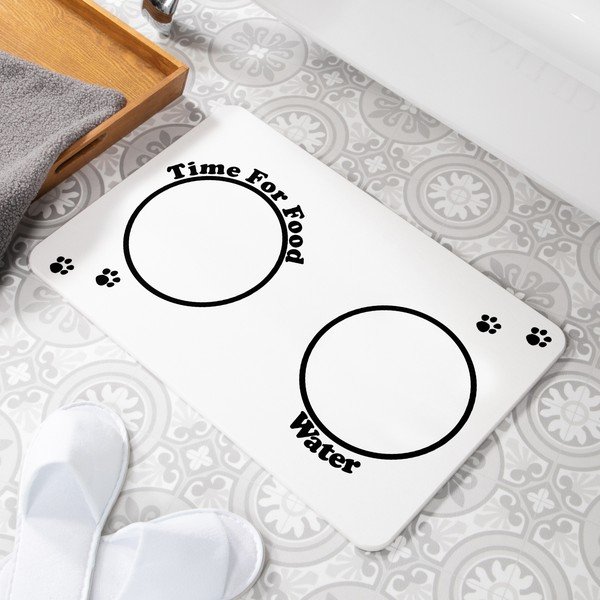 Covoraș pentru bol pentru animale 39x60 cm – Artsy Doormats-image-1