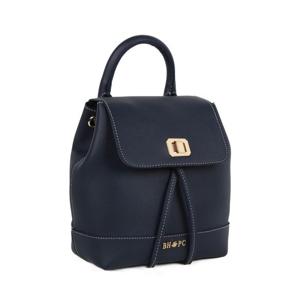 Rucsac din piele ecologică Beverly Hills Polo Club Polly, albastru închis-image-2