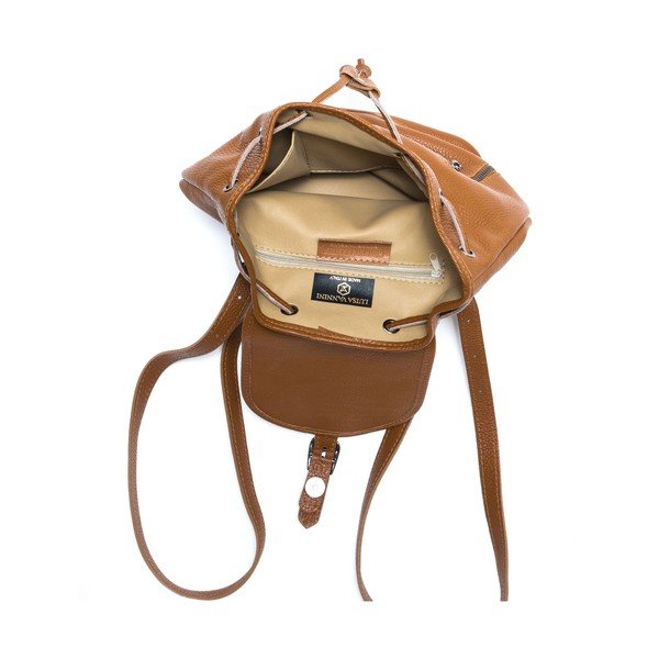 Geantă din piele Isabella Rhea no. 1200, maro cognac-image-3