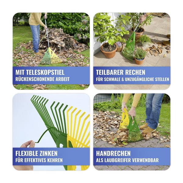 Greblă multifuncțională cu mâner 2 buc. – Maximex-image-4