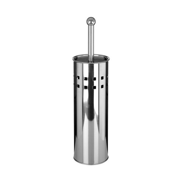 Perie de WC argintiu-mat din oțel inoxidabil Indy – Premier Housewares-image-2