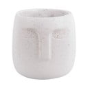 Ghiveci din ceramică PT LIVING Face, ø 12,5 cm, alb
