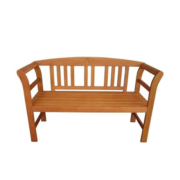 Bancă de grădină maro din lemn masiv San Jose – Garden Pleasure-image-1