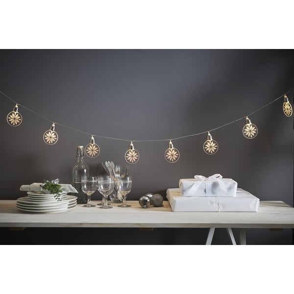 Ghirlandă luminoasă cu 10 de becuri, lungime 180 cm  de  Crăciun Ornament – Star Trading-image-3