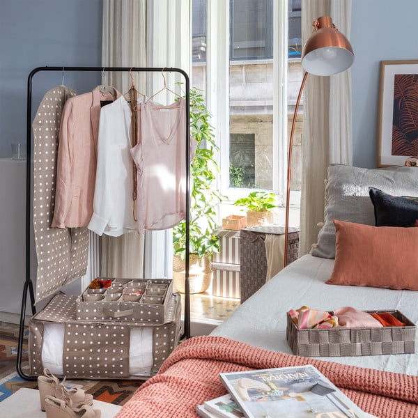 Organizator cu 16 compartimente pentru sertare, Compactor Dots, bej-image-3