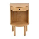 Noptieră în culoare naturală deschisă cu aspect de lemn de stejar Paron – Actona