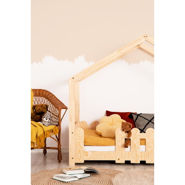 Pat în formă de căsuță pentru copii 70x160 cm Zizi B - Adeko-image-2