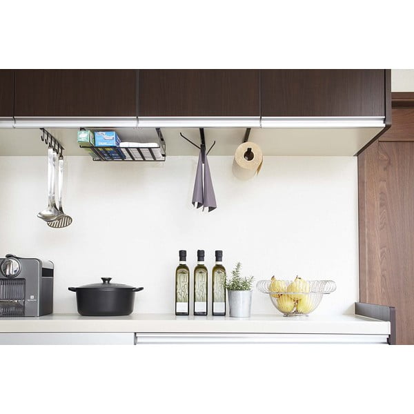 Suport de agățat pentru prosoape de hârtie Yamazaki Tower, negru-image-2