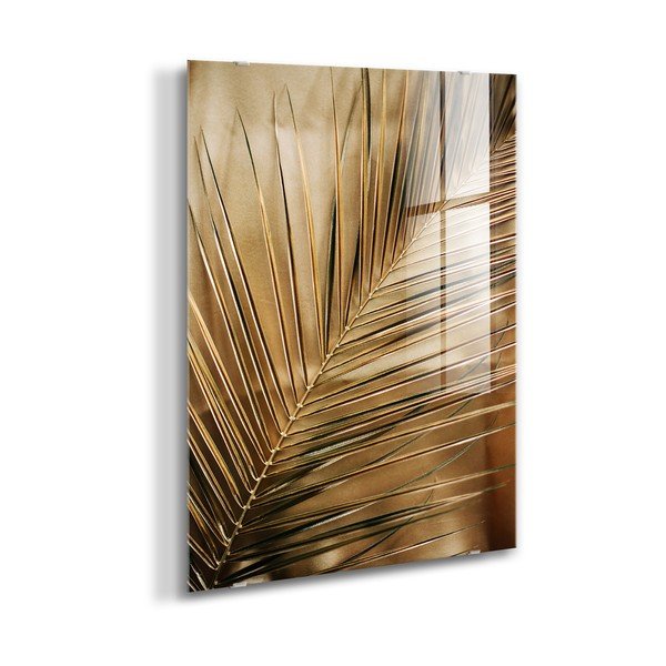 Tablou din sticlă imprimat 80x120 cm Gold Palm  – Styler-image-4
