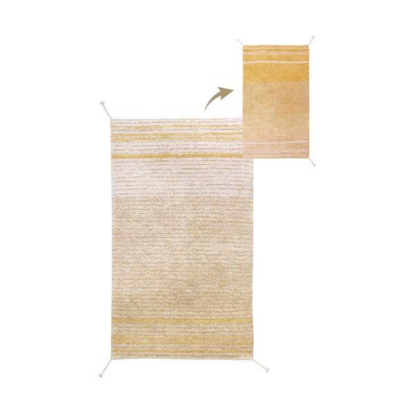 Covor galben ocru din bumbac 80x140 cm Twin Amber – Lorena Canals-image-3