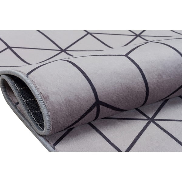 Covor lavabil gri 160x100 cm - Vitaus-image-3