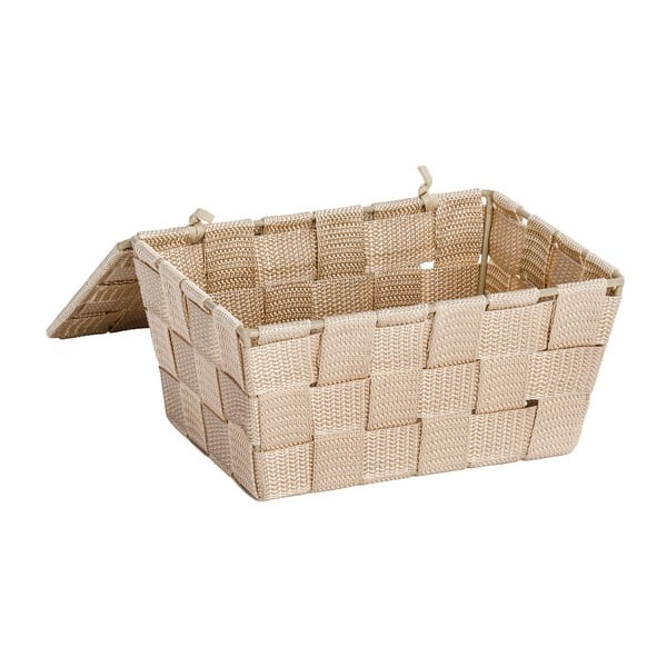 Coș cu capac Wenko Adria, 14 x 19 cm, bej-image-1