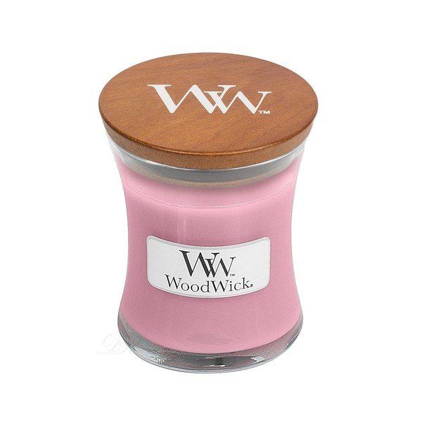 Lumânare parfumată WoodWick Gardenia, aromă de trandafiri, 20 ore-image-1