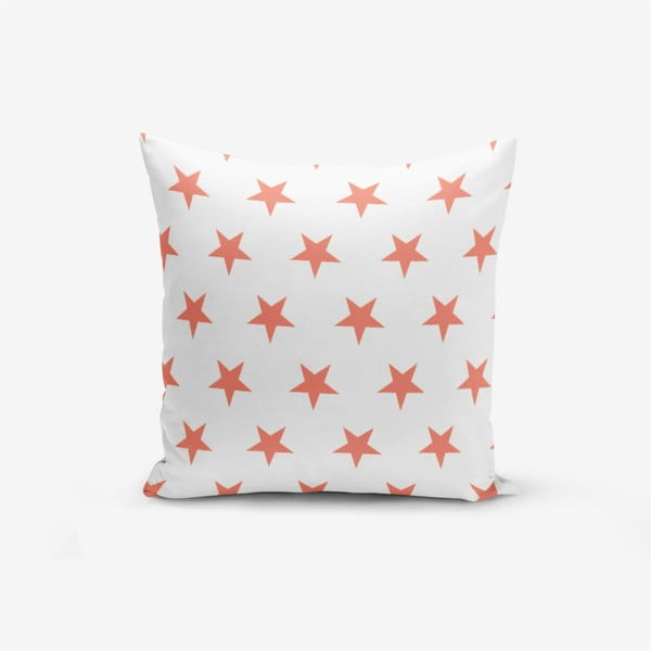 Față de pernă cu amestec din bumbac Minimalist Cushion Covers Pomegranate Star, 45 x 45 cm