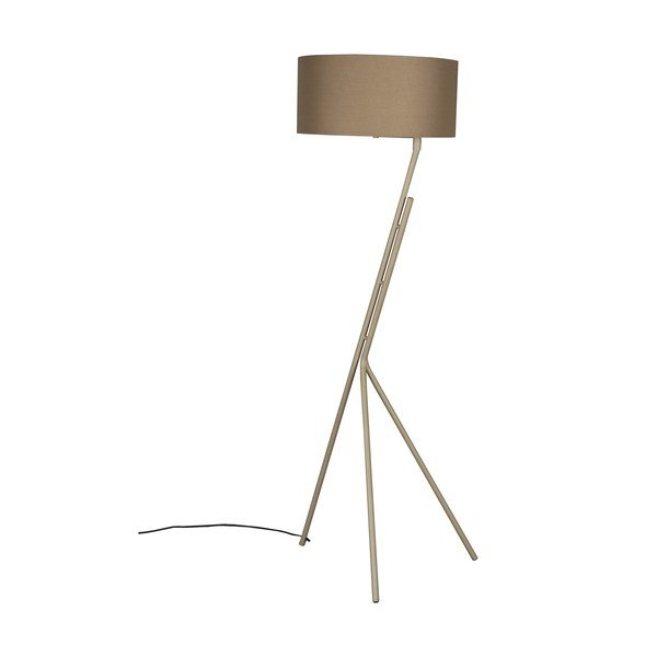 Lampadar maro deschis cu abajur textil (înălțime 150 cm) Murphy – Dutchbone