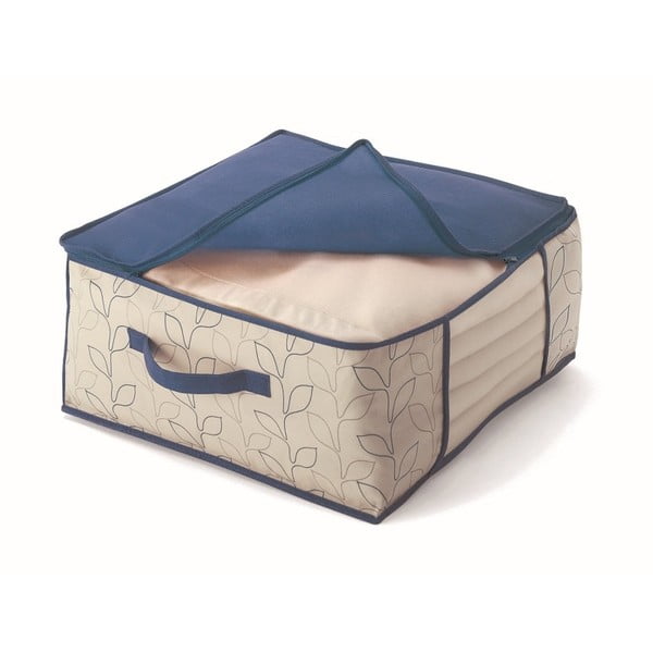 Cutie de depozitare pături/lenjerie de pat Cosatto Bloom, lățime 45 cm, albastru