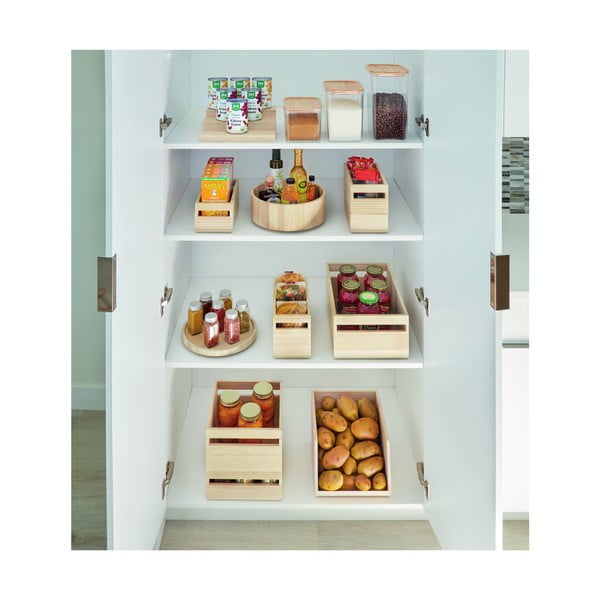 Organizator de bucătărie din lemn paulownia iDesign, ø 26,7 cm-image-4