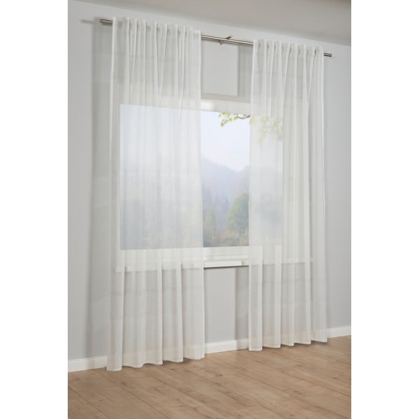 Perdea albă 245x140 cm Etamine - Gardinia-image-1