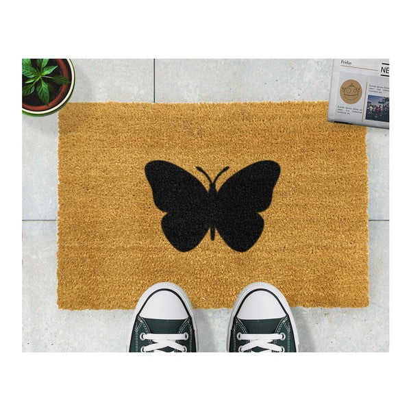 Covor intrare Artsy Doormats Butterfly, 40 x 60 cm