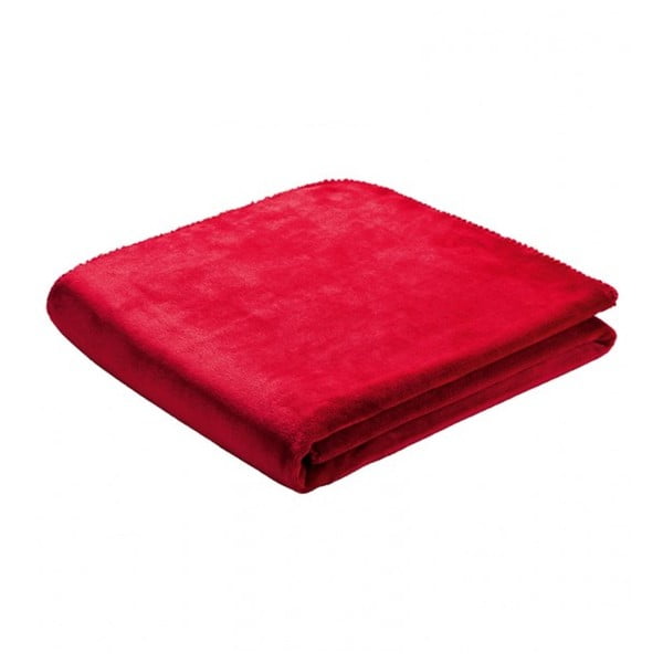 Pătură Biederlack Red, 170 x 130 cm