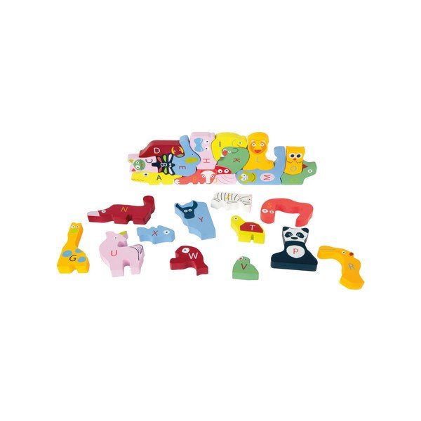 Puzzle din lemn pentru copii Legler ABC-image-2