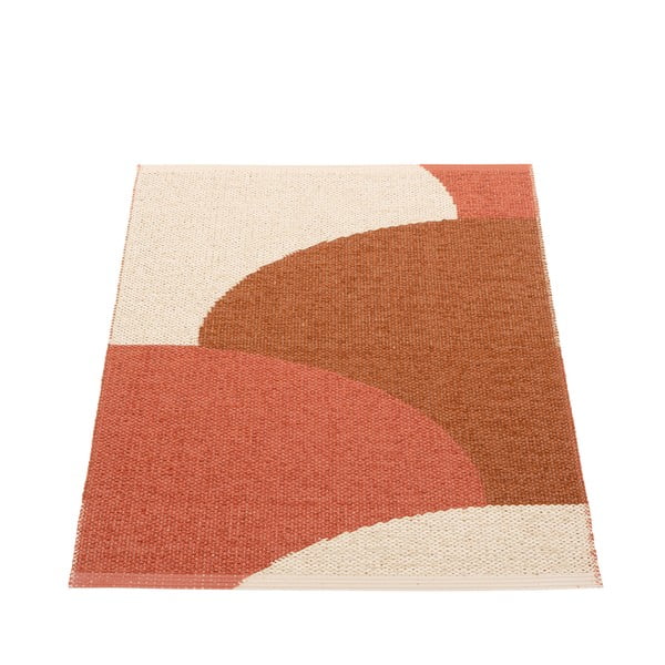 Covor pentru exterior și interior cărămiziu 70x90 cm Hill Brick Rust – Pappelina