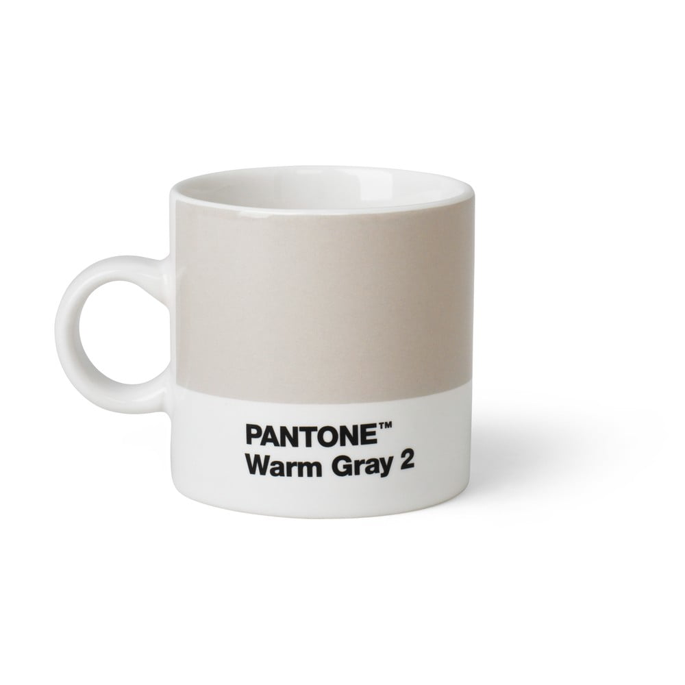 Cană Pantone Espresso, 120 ml, gri deschis